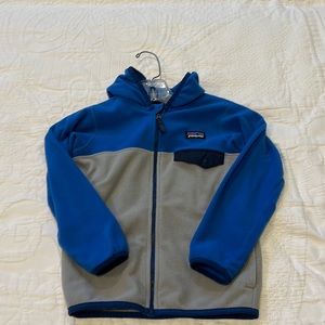 Little Boy’s Patagonia fleece jacket with hood size 5T